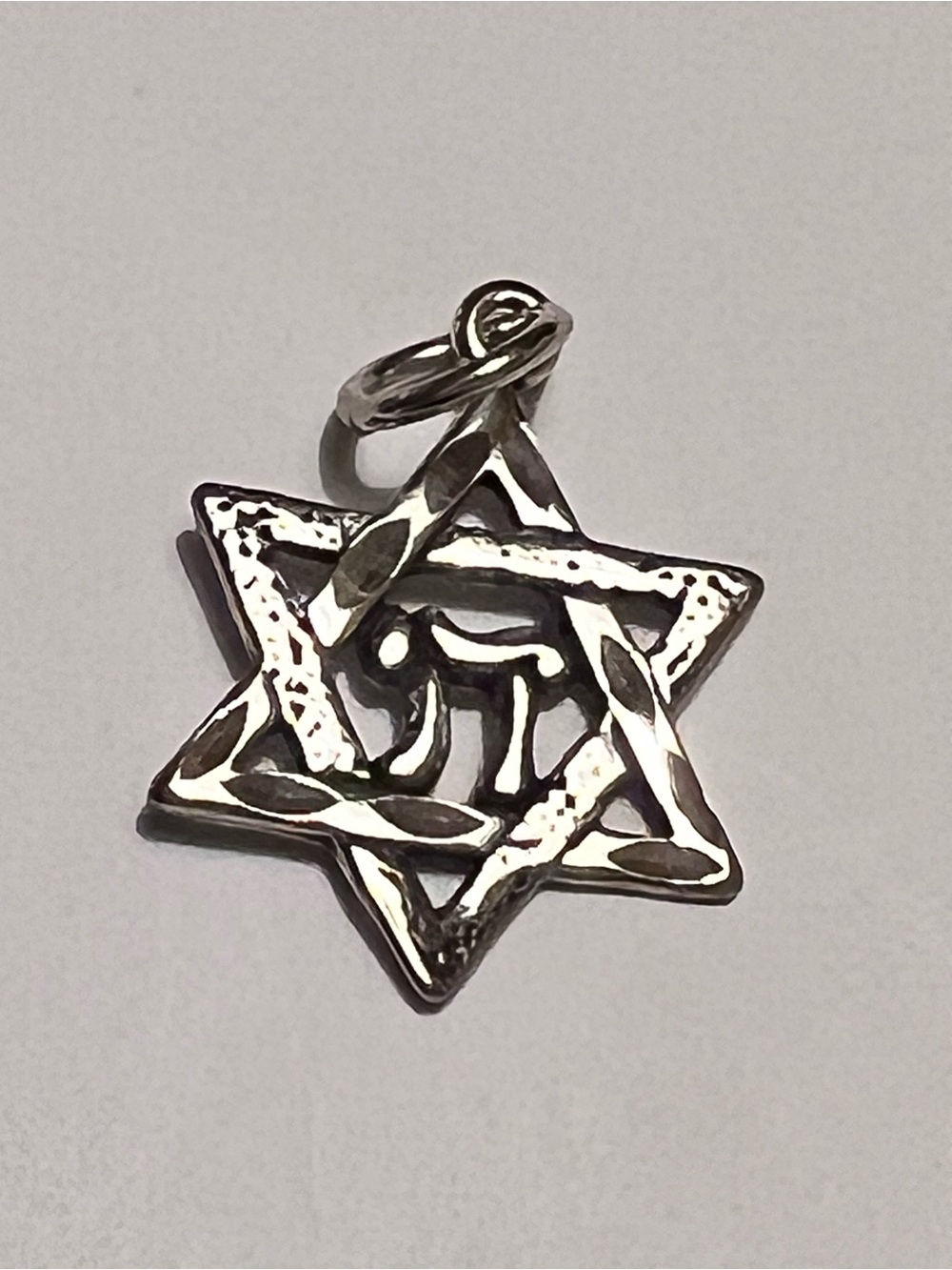 Sterling silver Star of David Pendant